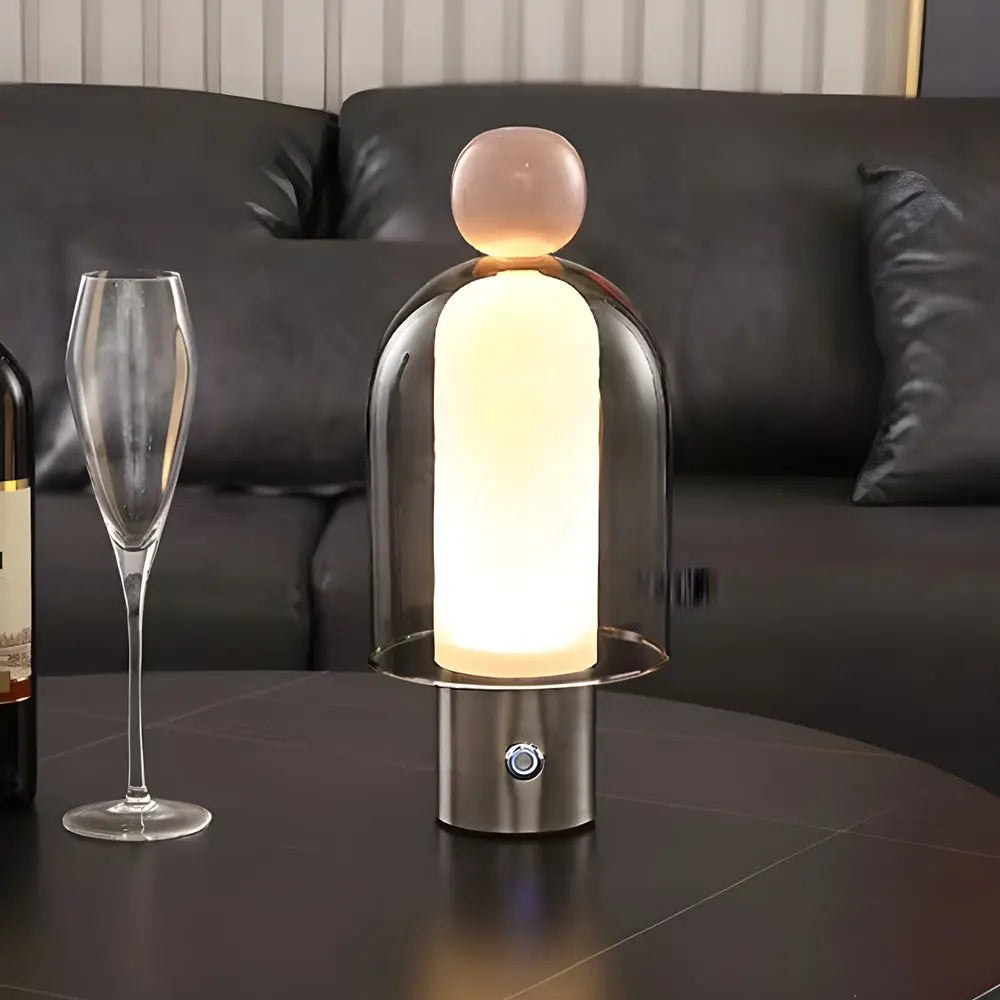 Battery-Operated LED Humanoid Accent Table Lamp Luxe