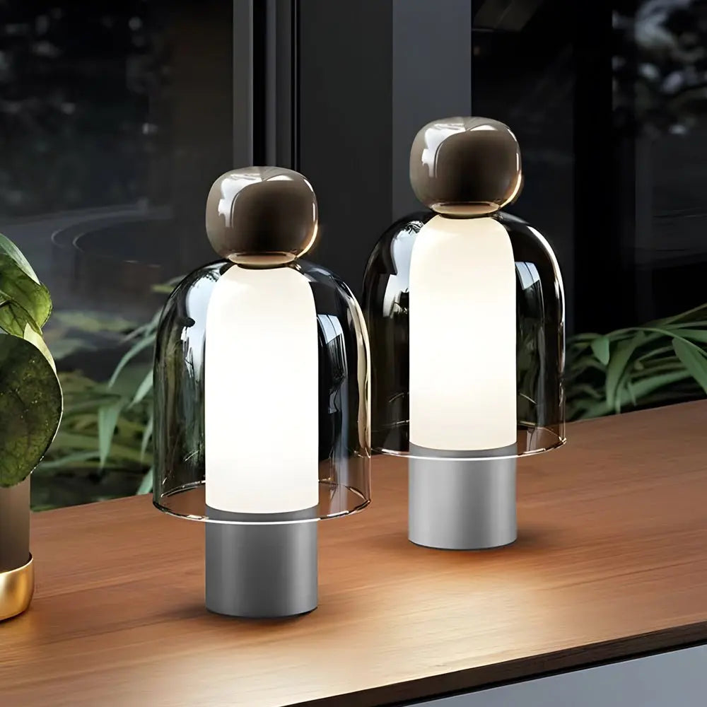 Battery-Operated LED Humanoid Accent Table Lamp Luxe