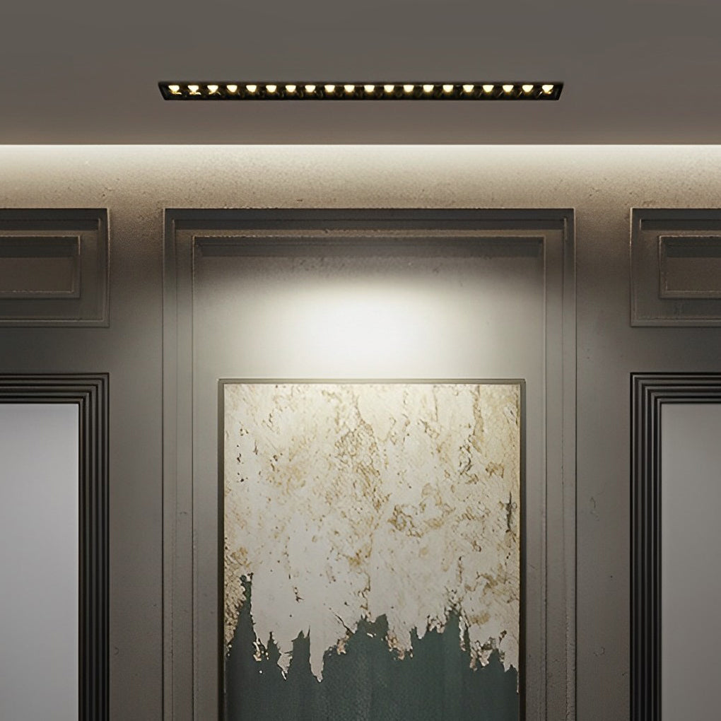 Frameless Linear Recessed LED Downlight — Aluminum, Anti-Glare, 5W / 10W / 20W, Warm & Neutral