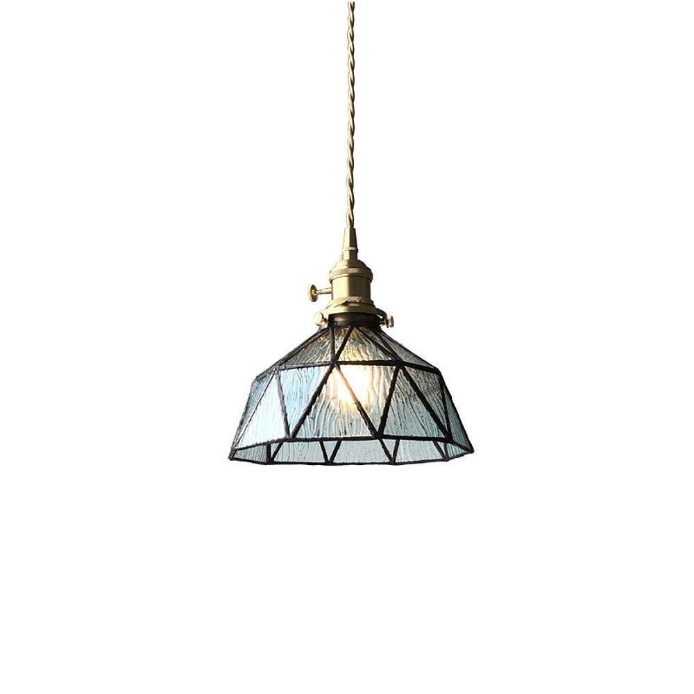 Industrial Lantern Mini Pendant — Glass and Metal, 4W LED 3000K, 39" Adjustable Cord