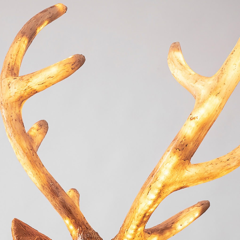 Sika Deer Novelty Outdoor Landscape Light — Resin, LED, 3000K Warm White, IP54, DC12V, 38" H