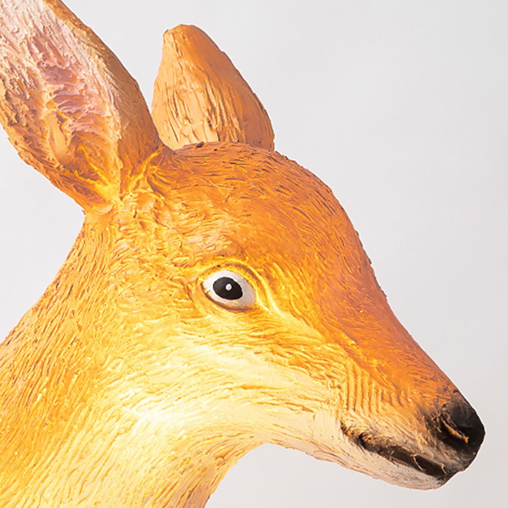 Sika Deer Novelty Outdoor Landscape Light — Resin, LED, 3000K Warm White, IP54, DC12V, 38" H