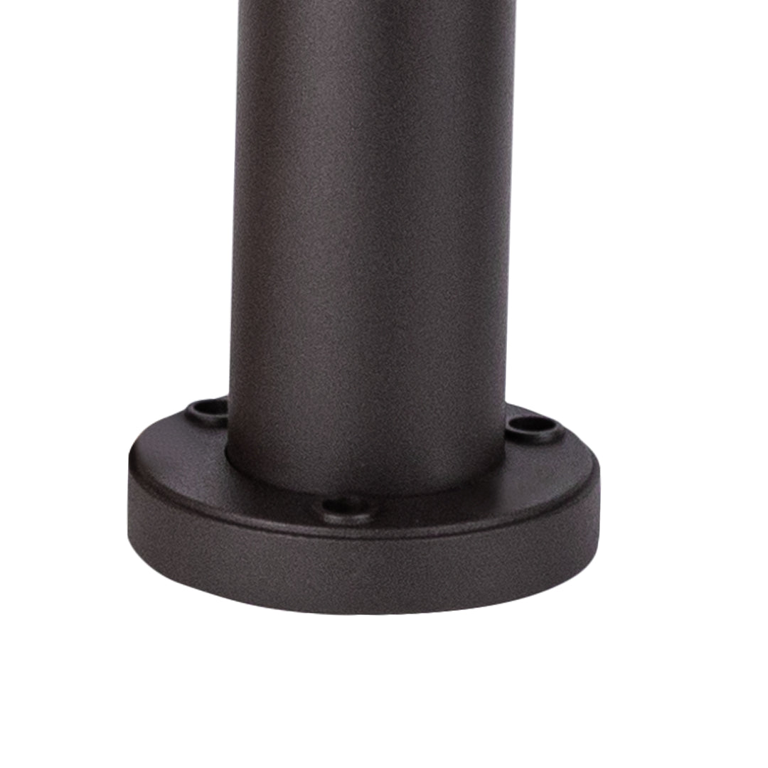 Minimalist Gooseneck Path Light — Die-Cast Aluminum, Matte Black, CREE-COB 8W LED, 3000K, IP65, 80cm