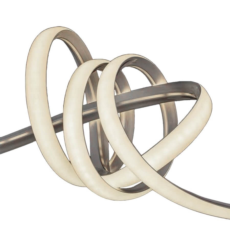 industrial style seamless corner mount led strip light with silicone design