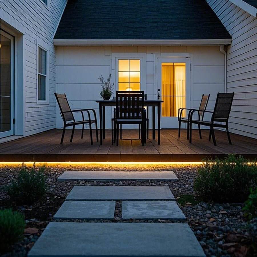 industrial style seamless corner mount led strip light with silicone design