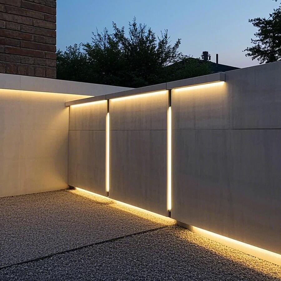 industrial style seamless corner mount led strip light with silicone design