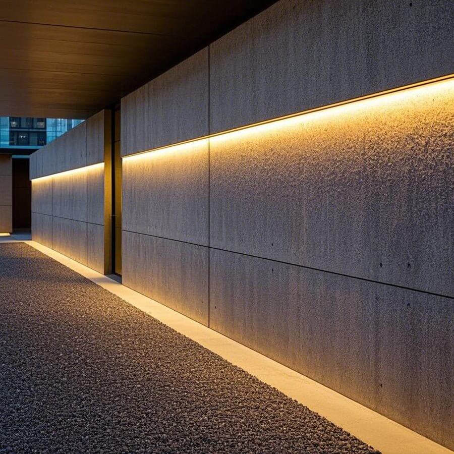 industrial style seamless corner mount led strip light with silicone design
