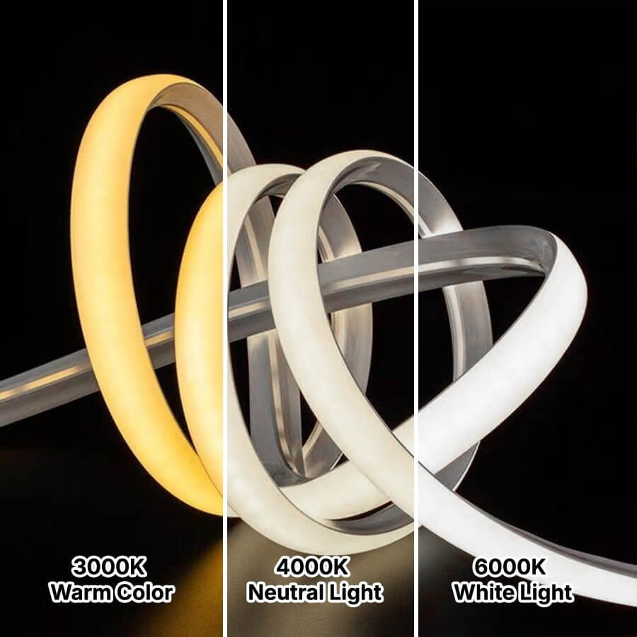 industrial style seamless corner mount led strip light with silicone design