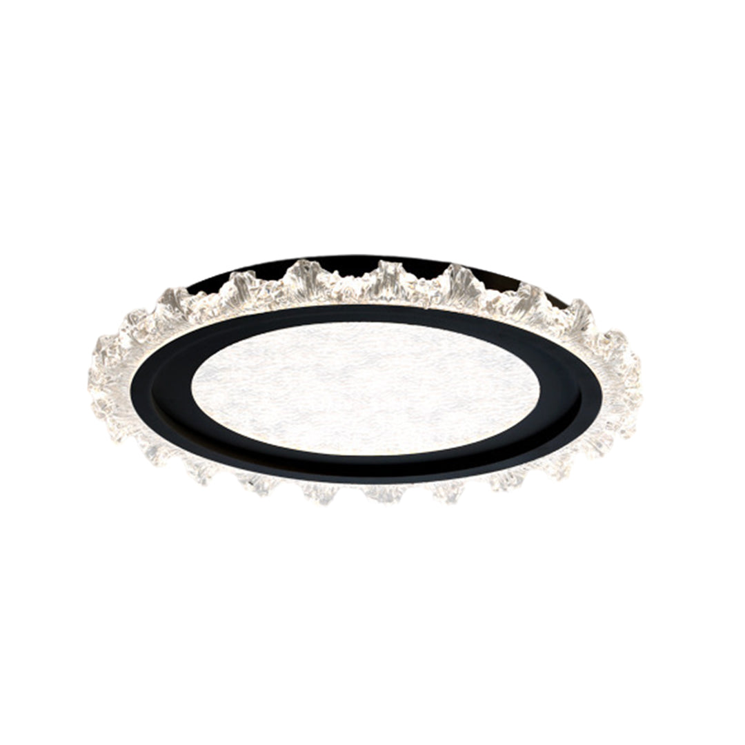 Ultra-Thin Round LED Flush-Mount Ceiling Light — Full Spectrum, Dimmable 3000K–6500K, RA97, UGR≤16