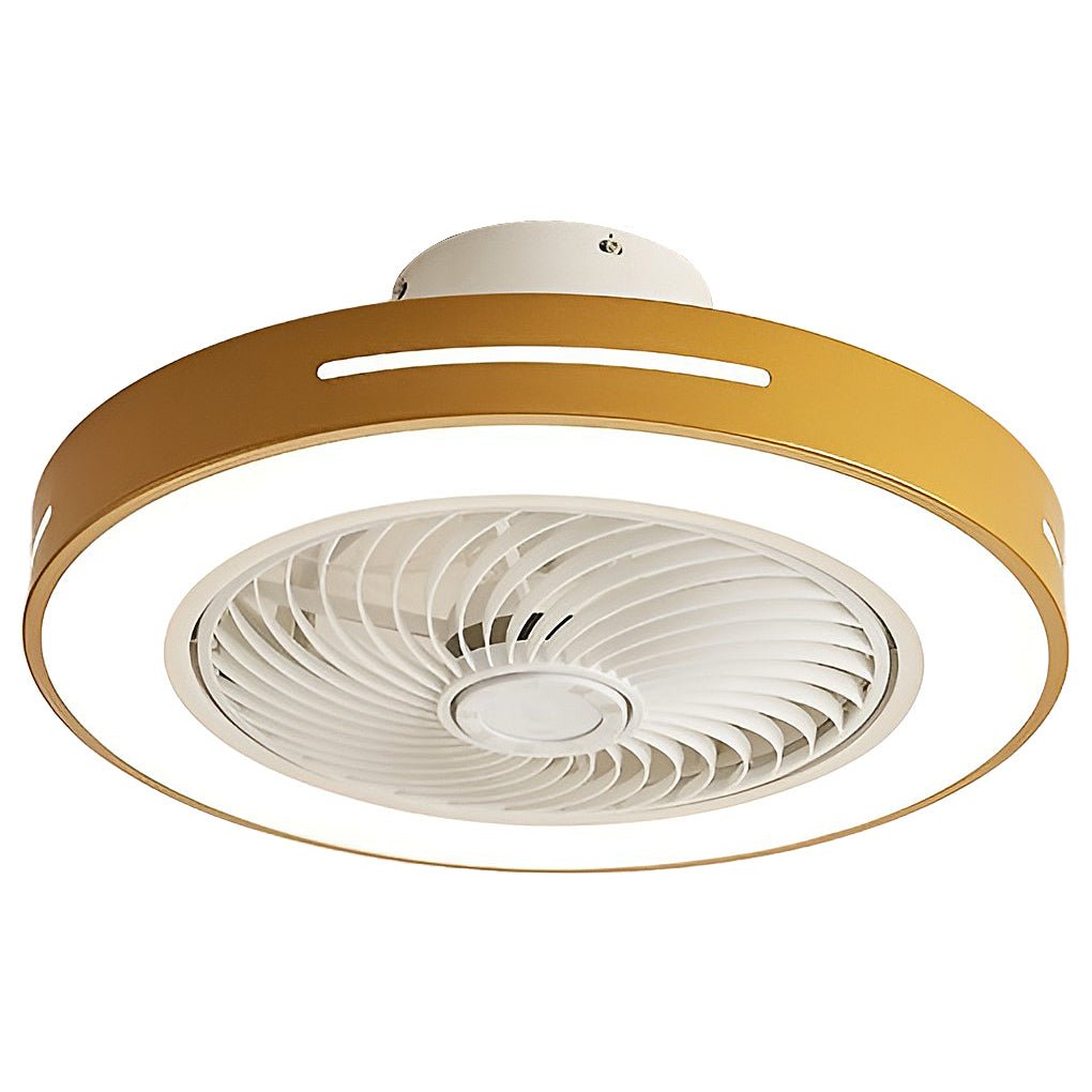 Intelligent Inverter Bladed Ceiling Fan with Remote Control and Wind-Guiding Light Luxe