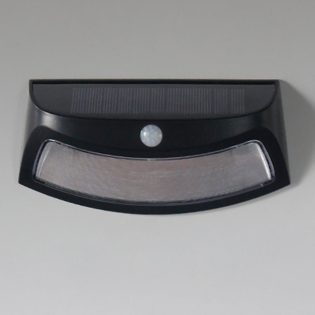Industrial Solar Outdoor Wall Sconce — Red Copper / Black, LED, Motion Sensor, IP65
