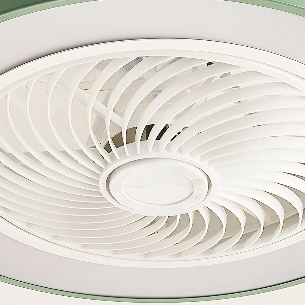 Intelligent Inverter Bladed Ceiling Fan with Remote Control and Wind-Guiding Light Luxe