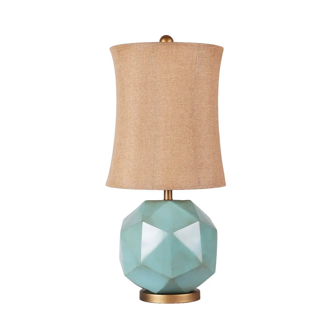 Stylish Modern Industrial Table Lamps - Decorative Fabric Lighting Luxe