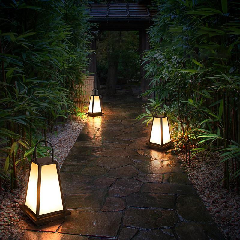 Retro Outdoor Lantern — Stainless Steel & PMMA, LED 5W, 3200K Warm White, IP54, 10" × 20"