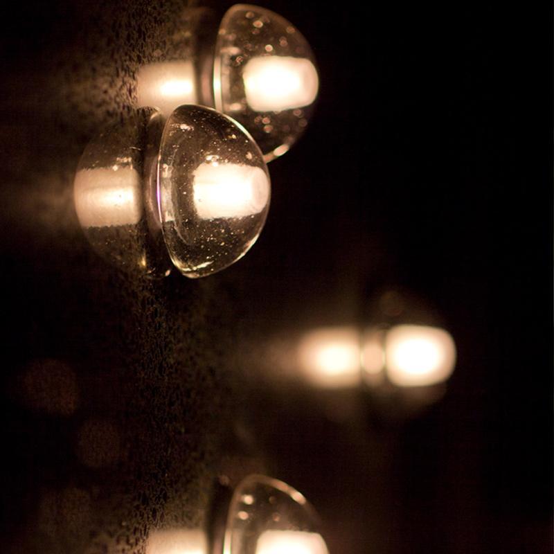 Rustic Bowl Outdoor Wall Sconce — Transparent Glass, LED 5W, 3200K Warm White, IP54