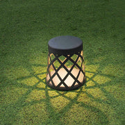 Modern Lantern Bollard Light — Aluminum & Glass, LED 6W–10W, 3200K Warm White, IP54 Weatherproof