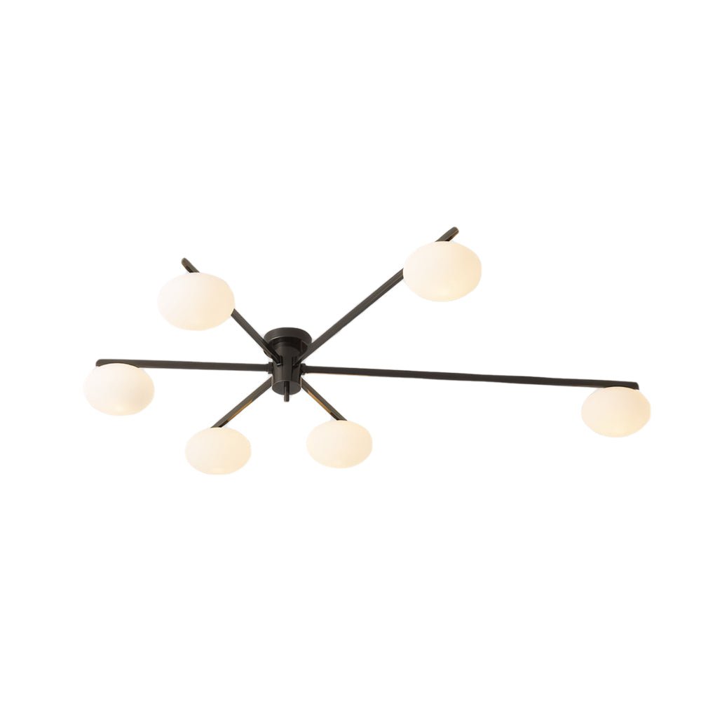 jasper semi flush mount ceiling lamp available in 3 5 or 6 lights