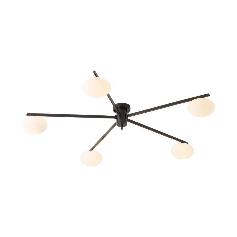 jasper semi flush mount ceiling lamp available in 3 5 or 6 lights