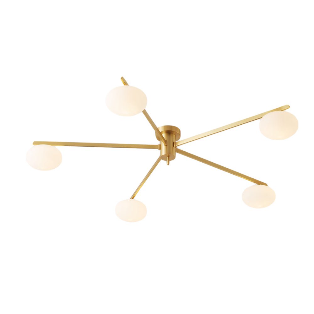 jasper semi flush mount ceiling lamp available in 3 5 or 6 lights