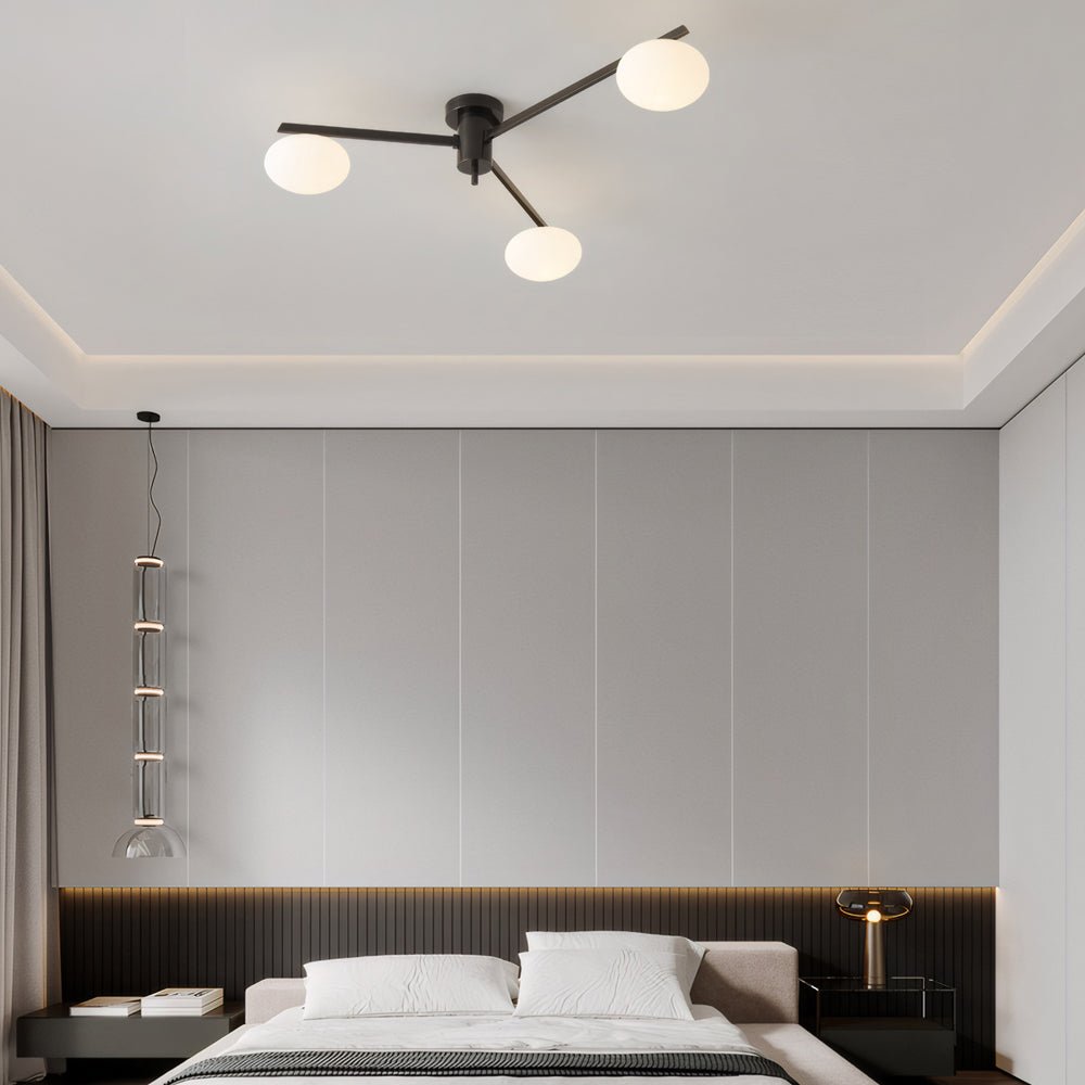 jasper semi flush mount ceiling lamp available in 3 5 or 6 lights