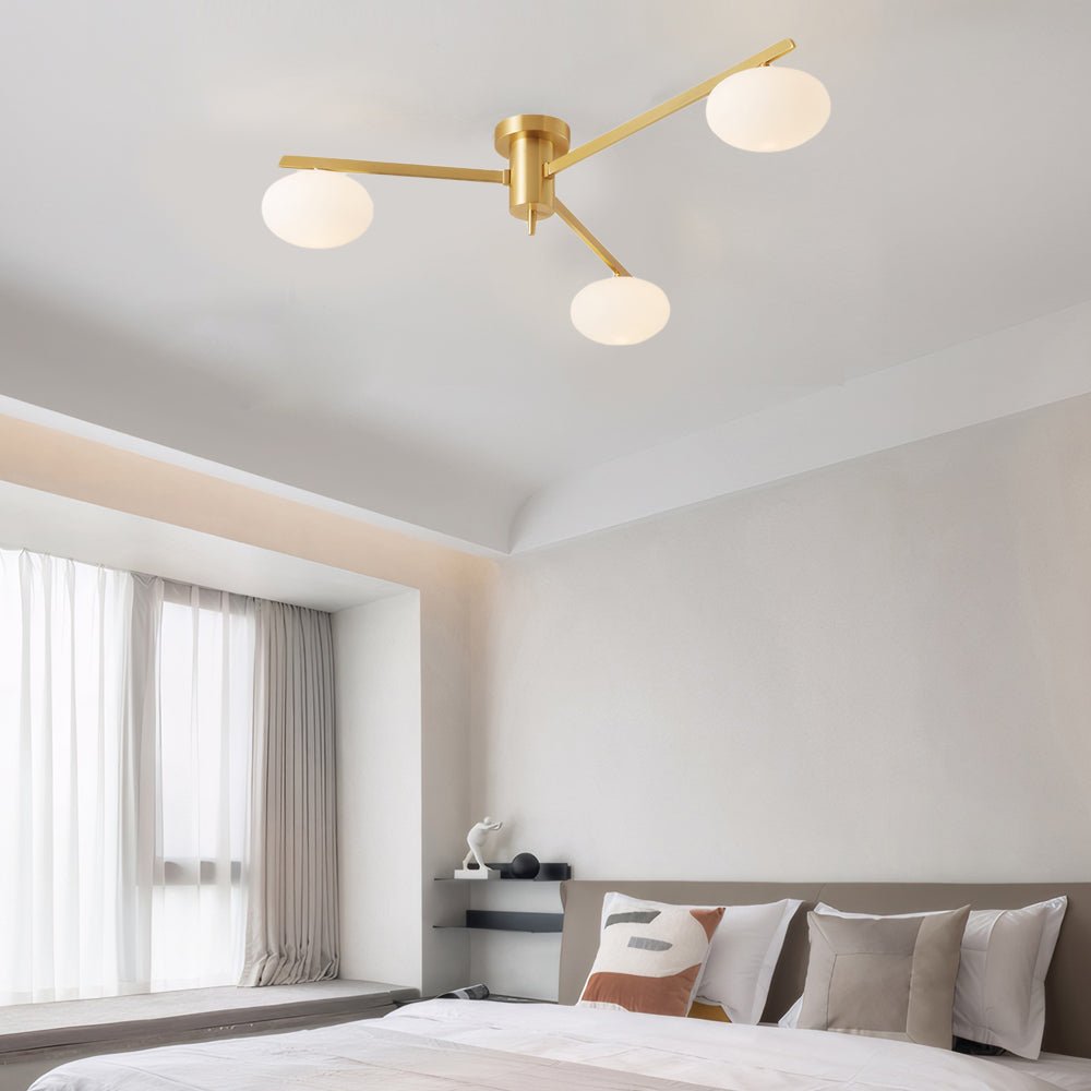 jasper semi flush mount ceiling lamp available in 3 5 or 6 lights