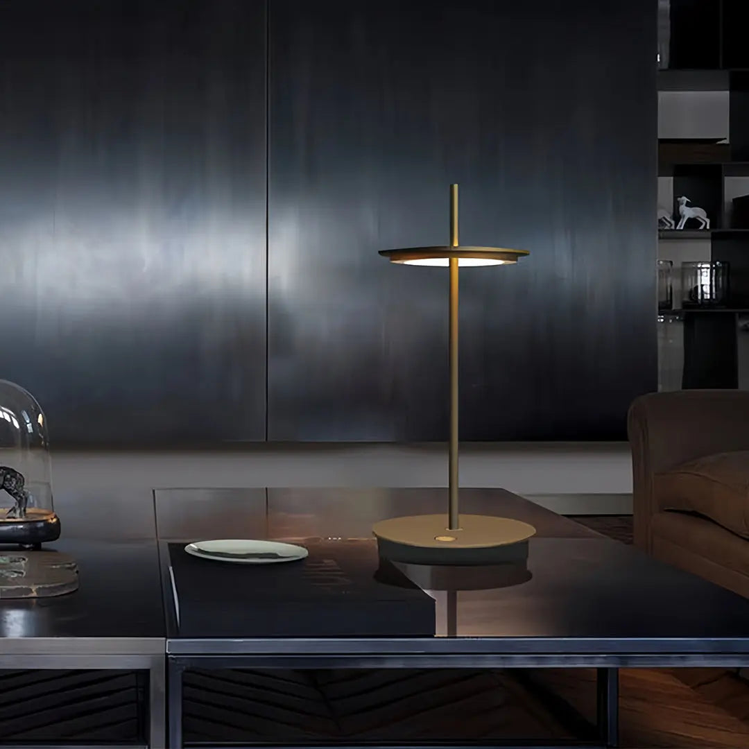 Modern Portable Metal Buffet Lamps - Dimmable Cordless Table Lamps Luxe