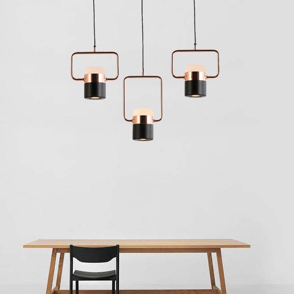 Microphone-Shape Mini Pendant Light — Metal, 10W LED, 3000K, 79" Adjustable Cord