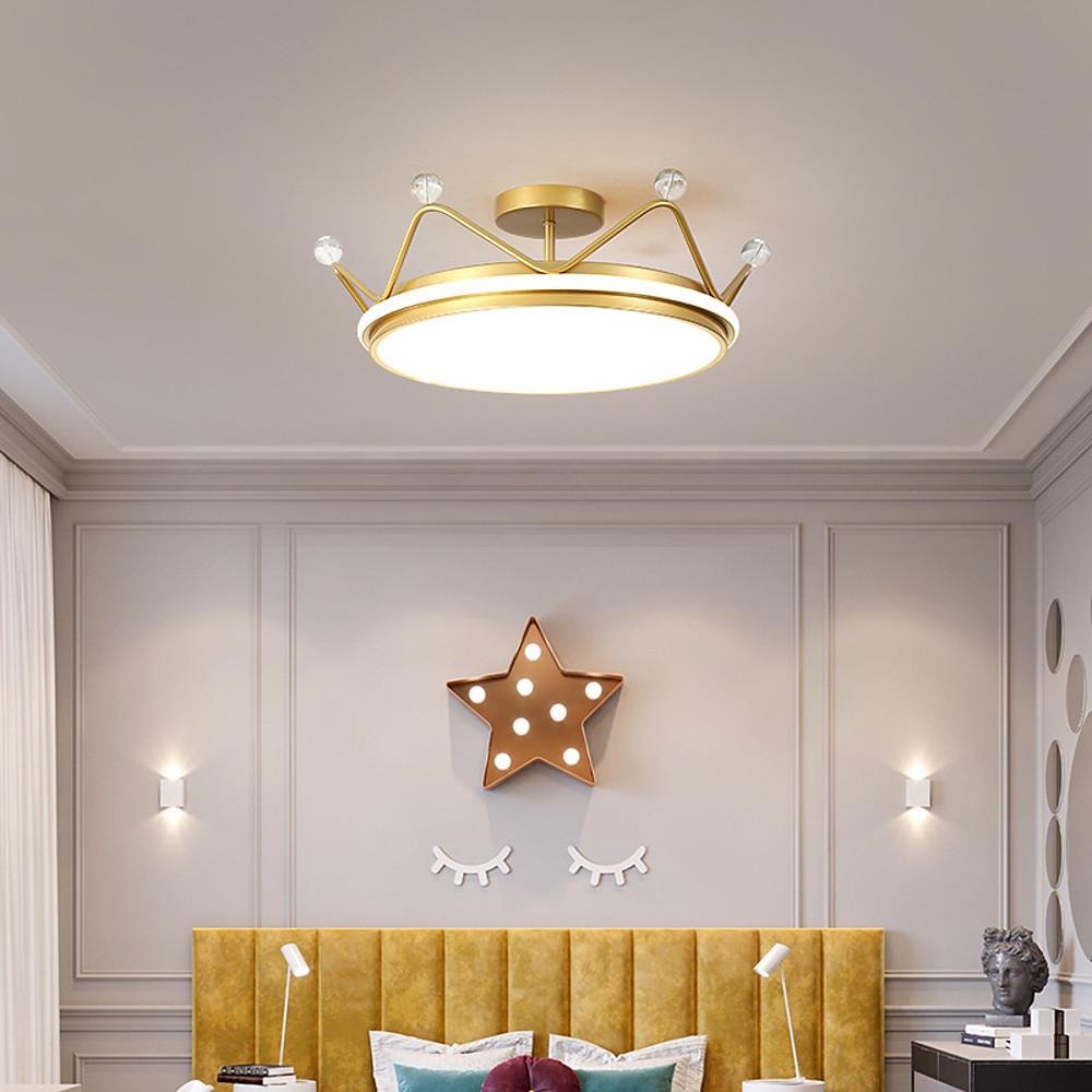 Nordic Flush Mount Ceiling Light with Dimmable Creative Circle LED
