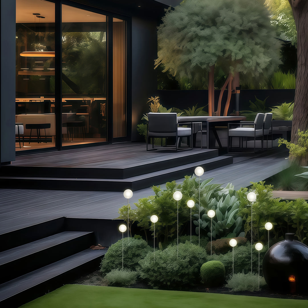 Reed Ball Path Light — Aluminum, 1W LED, Ra90, IP65, Three Height Options