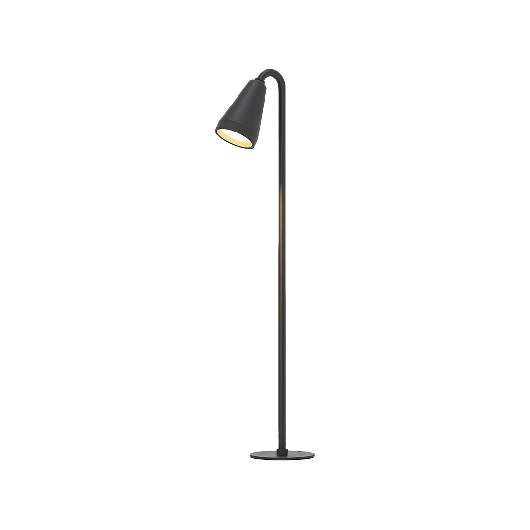 Modern Landscape Path Light — Black Iron and Aluminum, LED, IP54, Available in 400mm / 600mm / 800mm