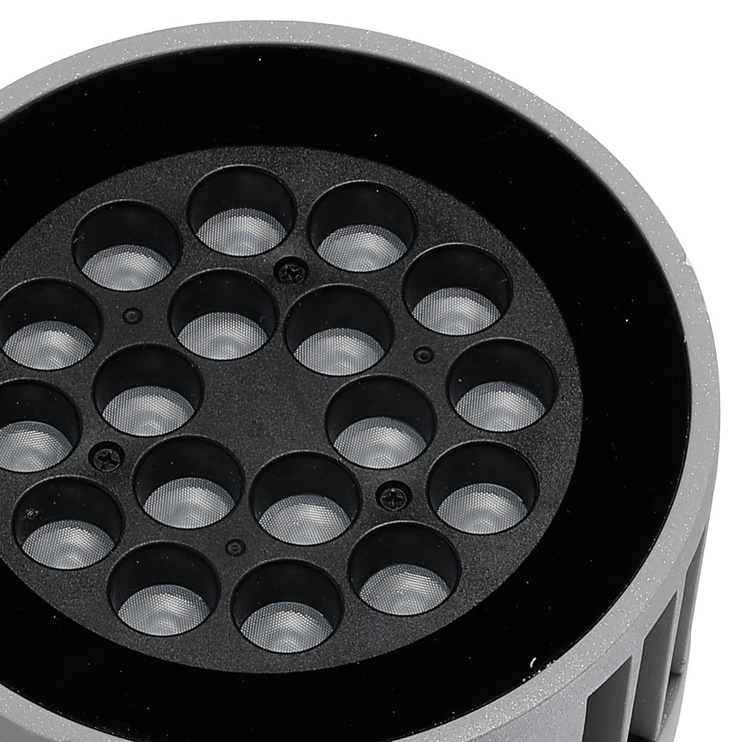 Outdoor LED Landscape Spotlight — Die-Cast Aluminum, DC24V, 18W / 24W / 36W, 3000K, IP65 Weatherproof