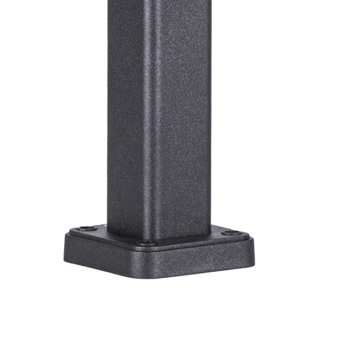 Modern Minimalist 6.5" Outdoor LED Bollard Light — Die-Cast Aluminum, 8W OSRAM, 3000K, IP65, 3 Heights