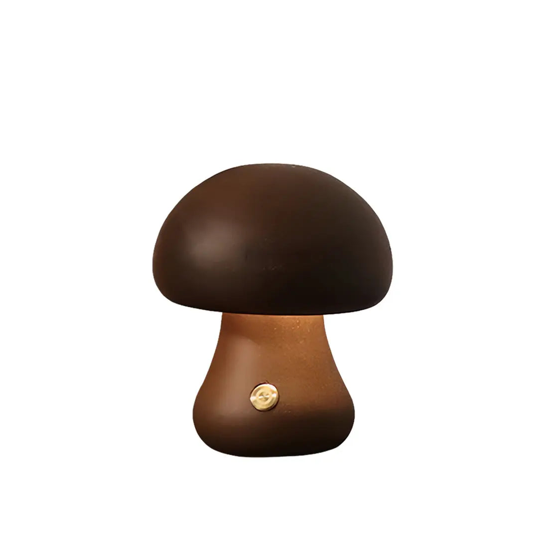 Simple LED Decorative Table Lamp - Mushroom Design for Nighttime Use Luxe
