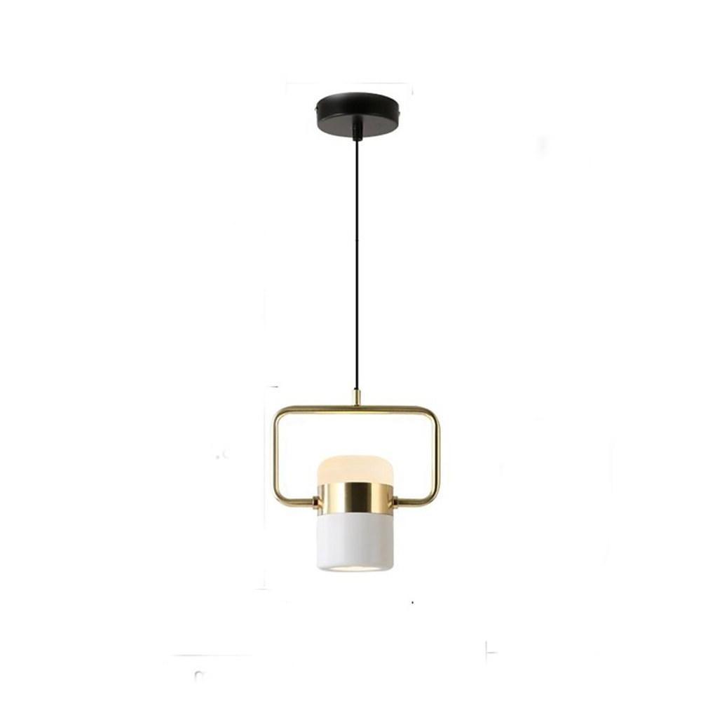 Microphone-Shape Mini Pendant Light — Metal, 10W LED, 3000K, 79" Adjustable Cord