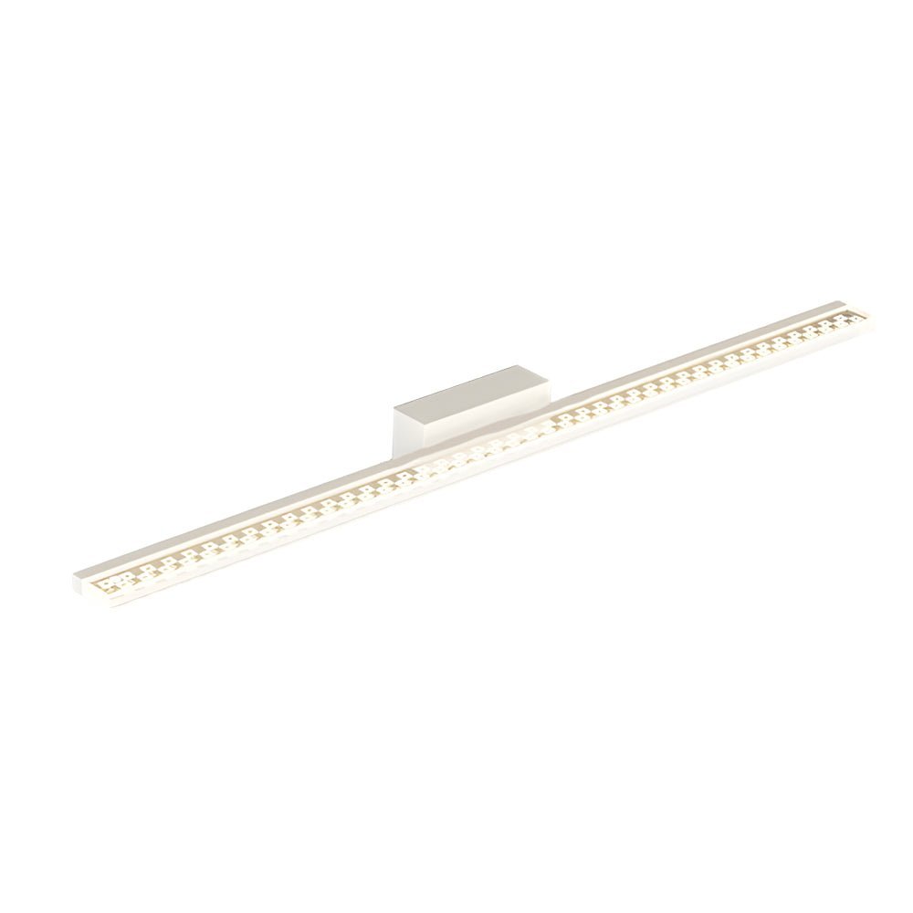 Geometric Acrylic LED Vanity Light Bar — Black or White, 3-Step Dimming (3000K/4500K/6000K), 15.7" or 23.6"