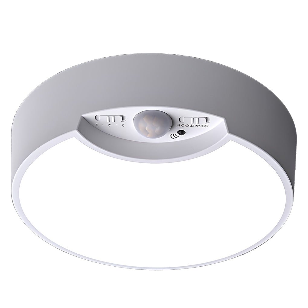 led battery operated round motion sensor ceiling lights with remote control