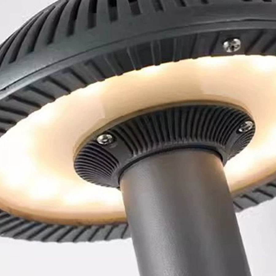 Mushroom Outdoor Wall Sconce or Lawn Light — Aluminum, 9W LED, IP65 Weatherproof, 3000K / 6000K