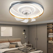LED Ceiling Fan Lamp with 360° Rotation, Dimmable Feature, and Remote Control Luxe