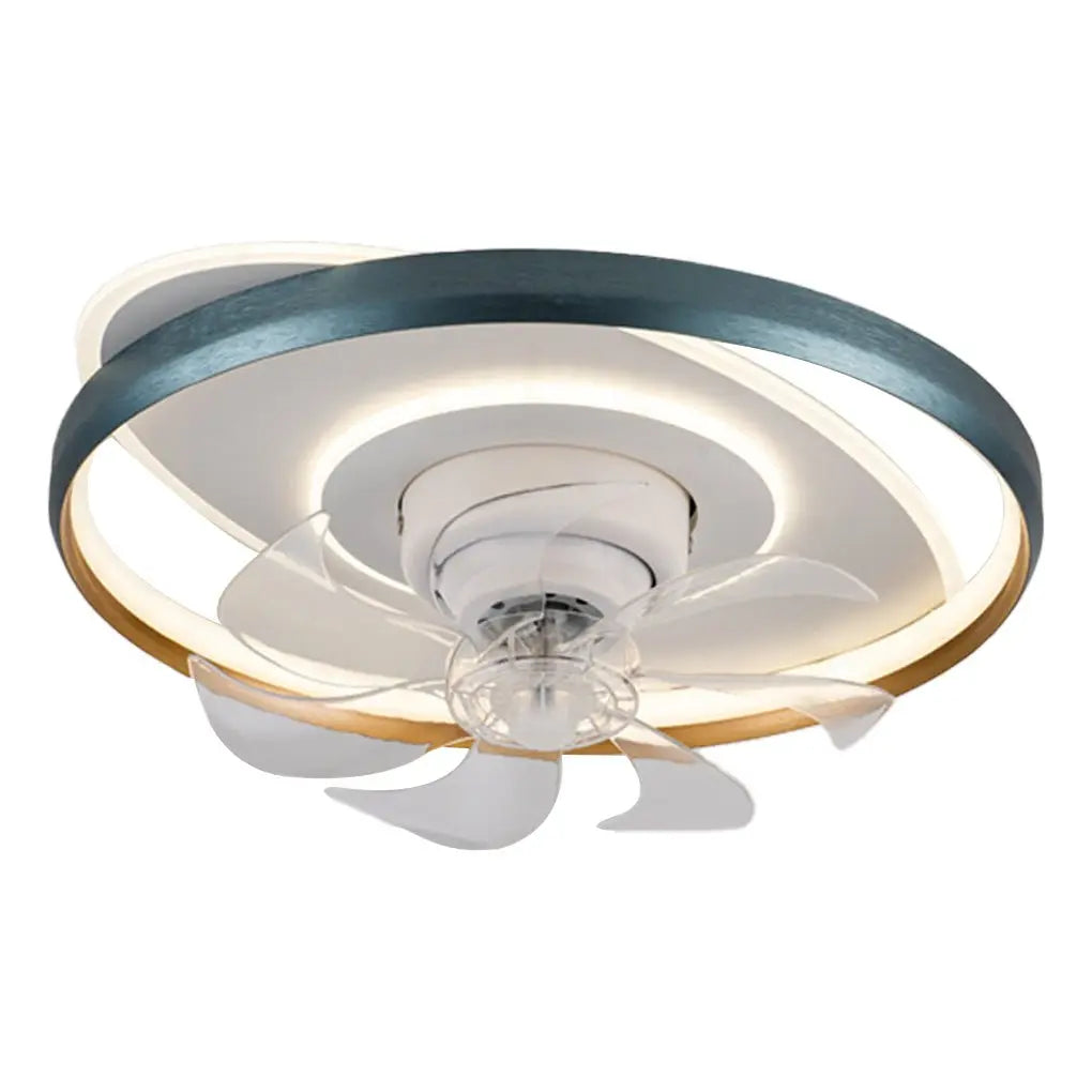 LED Ceiling Fan Lamp with 360° Rotation, Dimmable Feature, and Remote Control Luxe