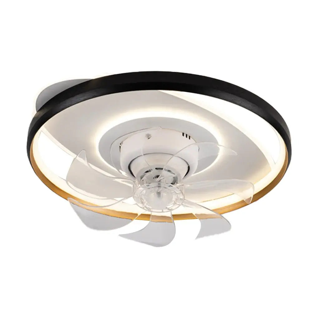 LED Ceiling Fan Lamp with 360° Rotation, Dimmable Feature, and Remote Control Luxe