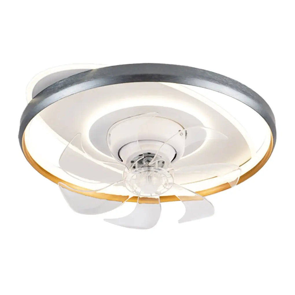 LED Ceiling Fan Lamp with 360° Rotation, Dimmable Feature, and Remote Control Luxe