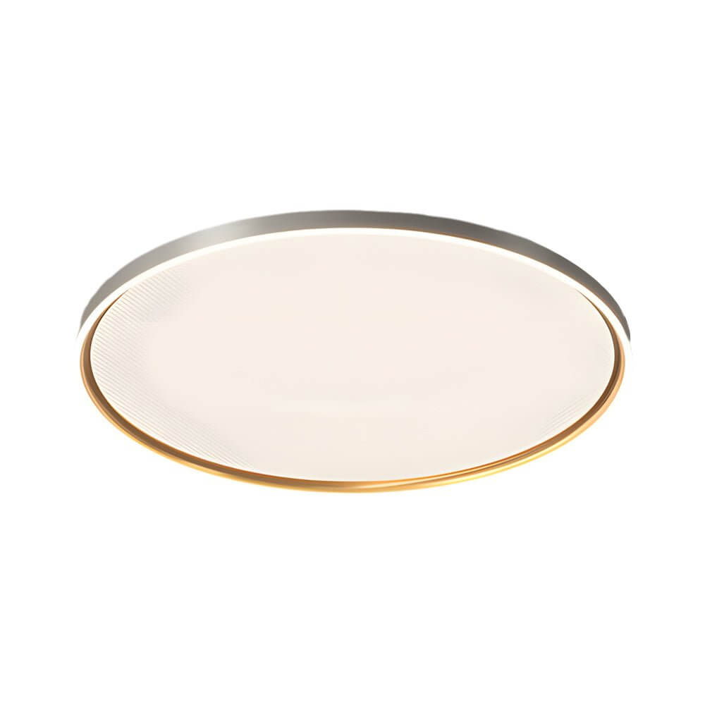 led ceiling light in brushed gray aluminum