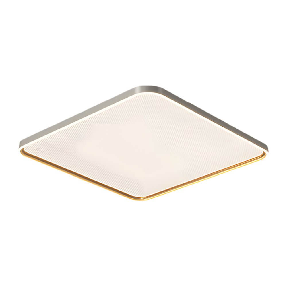 led ceiling light in brushed gray aluminum