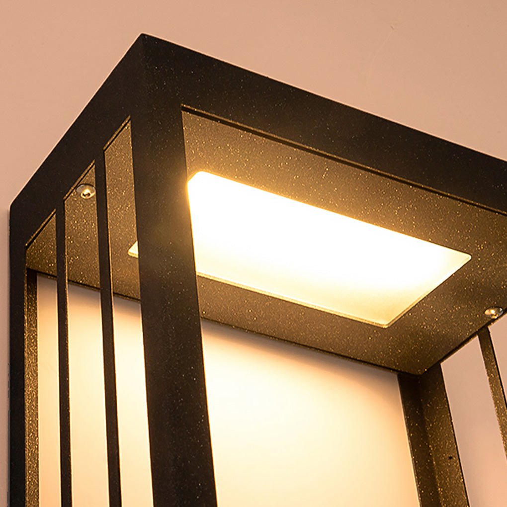 waterproof solar wall lamp with mountain scenery led up and down lighting for porches
