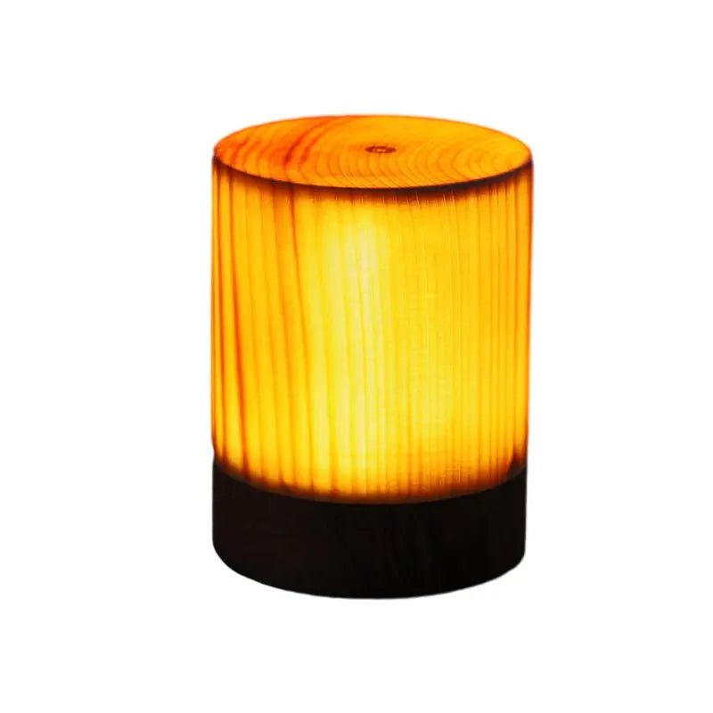 Accent Table Lamps with LED Cube Design Luxe