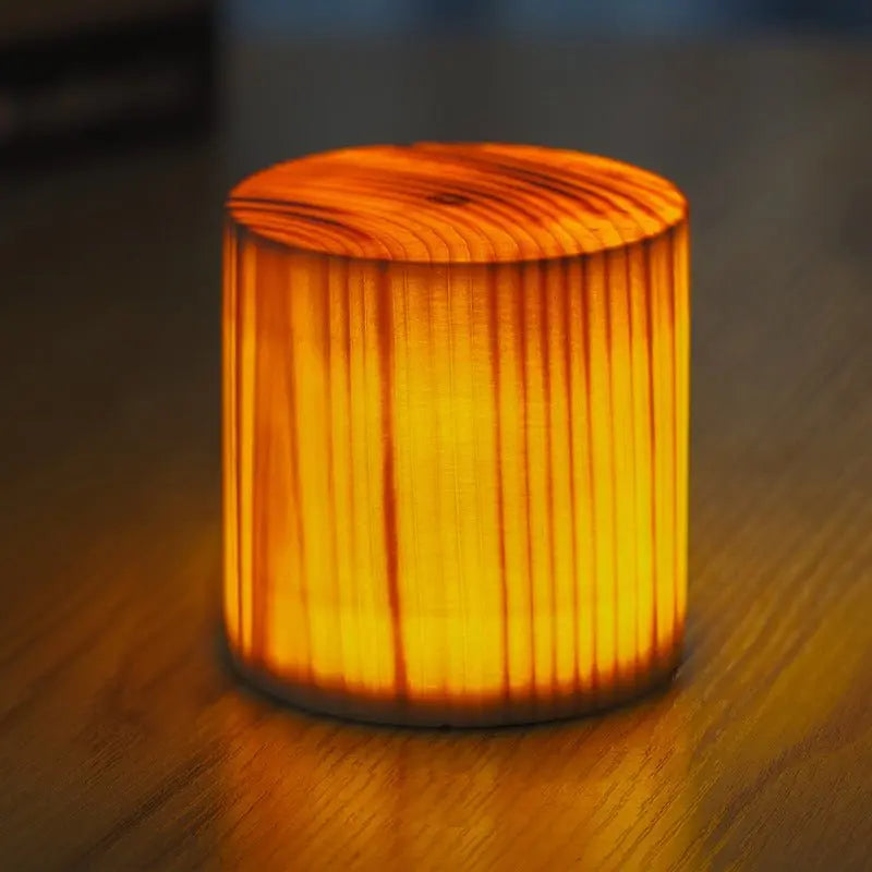 Accent Table Lamps with LED Cube Design Luxe
