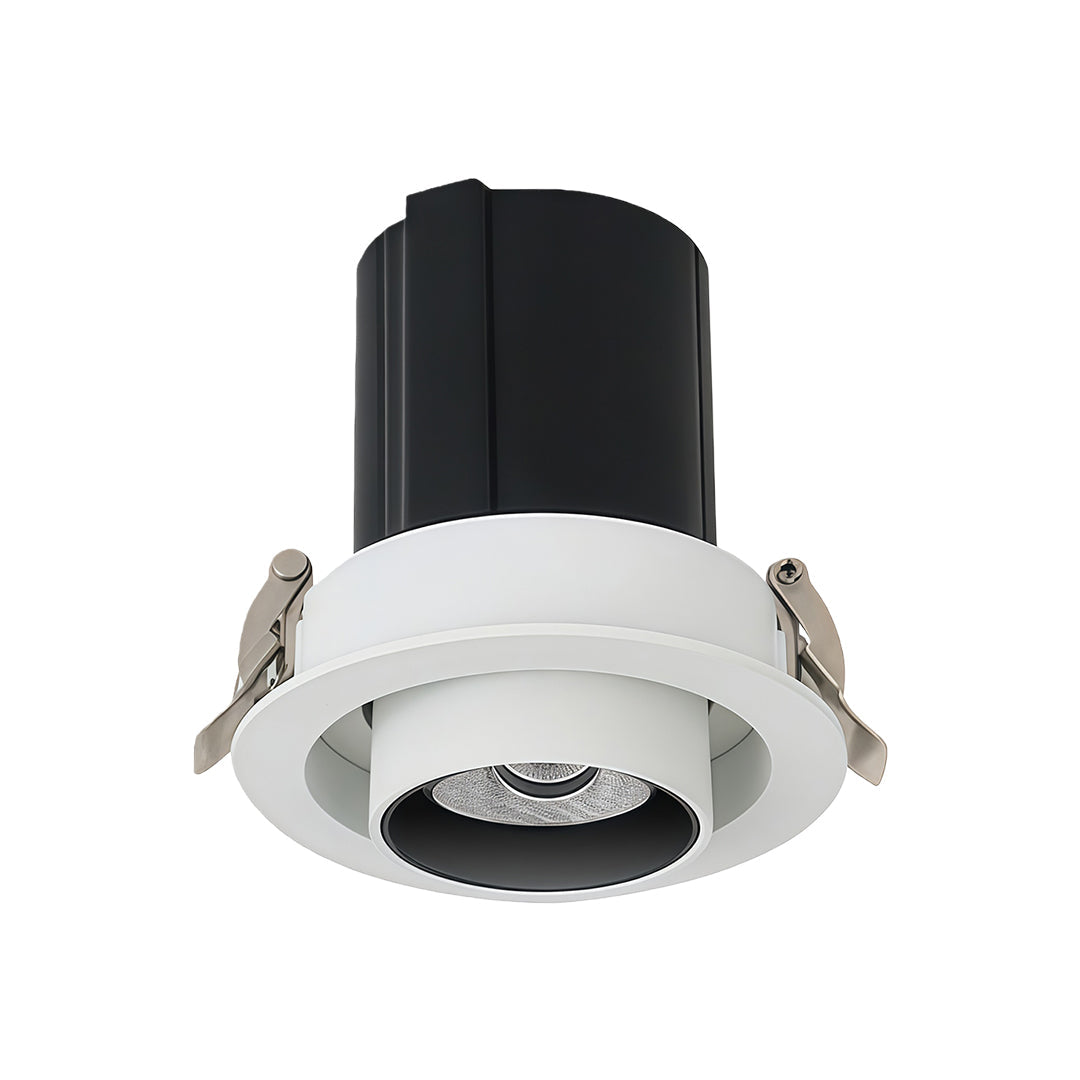 Extendable & Rotatable Recessed LED Spotlight — Aluminum & Acrylic, 12W–35W, Three-Color Dimming, 360° Rotation, Ra90
