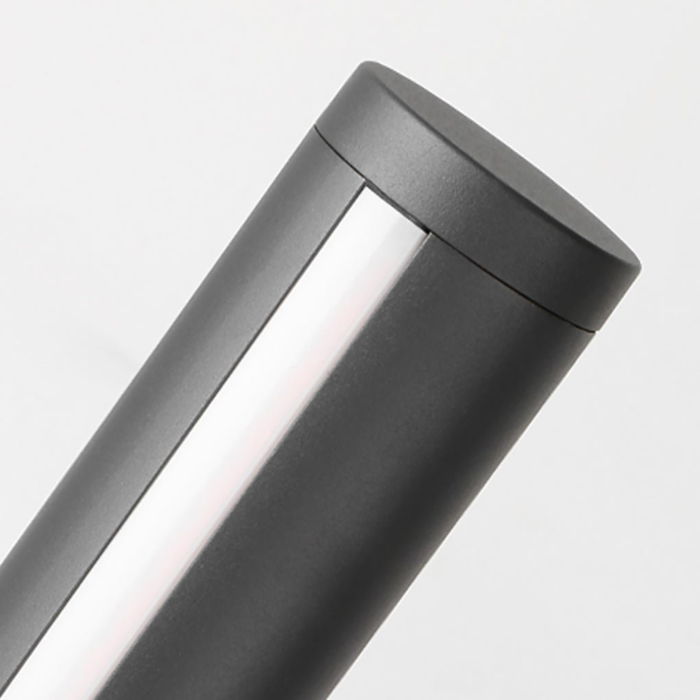 Industrial Outdoor Bollard Light — Die-Cast Aluminum, LED, IP54 Weatherproof, Warm White 3000K, Hardwired, 29.5" or 49.2"