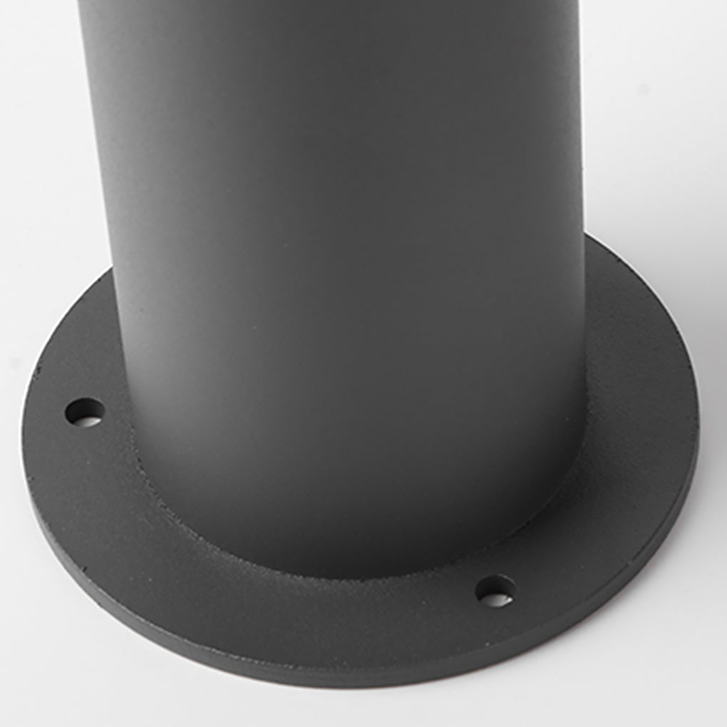 Industrial Outdoor Bollard Light — Die-Cast Aluminum, LED, IP54 Weatherproof, Warm White 3000K, Hardwired, 29.5" or 49.2"