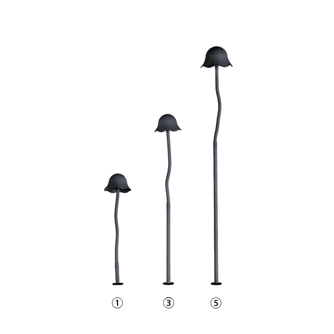 Modern LED Pathway Landscape Lights — Aluminum & Acrylic, IP65 Waterproof, 3000K Warm White, 3-Piece 24W / 6-Piece 36W